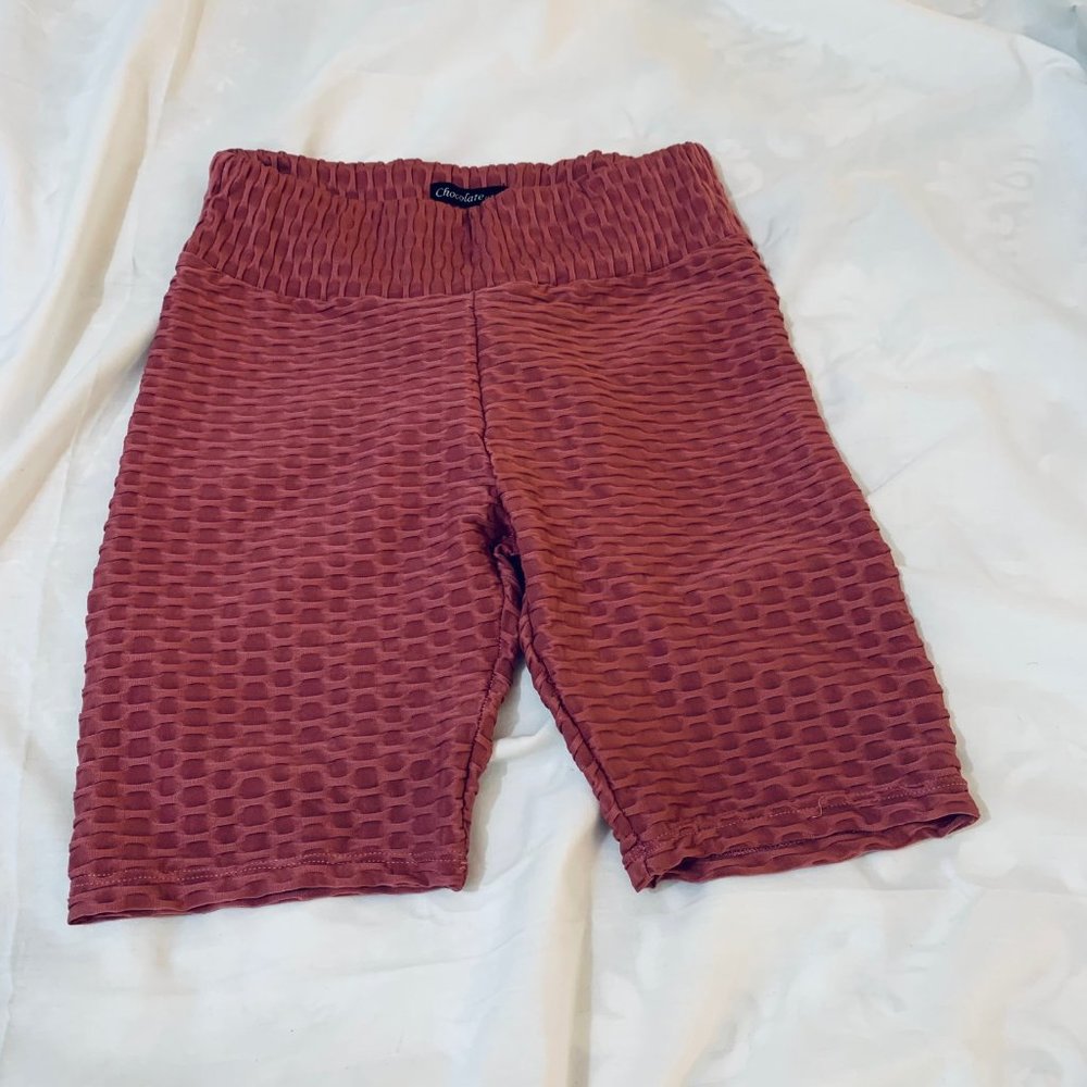 Chocolate USA Textured Weave Shorts Size S